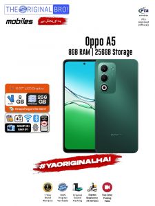 Oppo A5 - 8GB RAM - 256GB Storage - Easy Monthly Installments - PTA Approved - 1 Year Official Warranty - The Original Bro Mobiles - TOB70